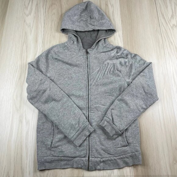 ARMANI EXCHANGE HOODIE Sweatshirt Men’s Size S Small Grey Color Embroidered - Picture 1 of 15
